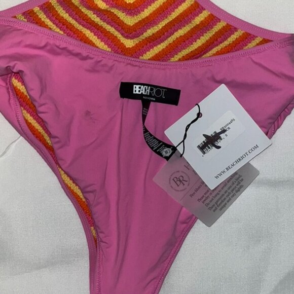 NWT Beach Riot Pamela One Piece Soleil Crochet Size Small - Picture 6 of 7